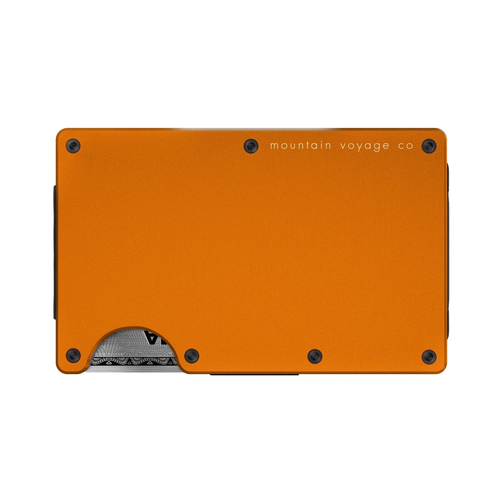 Metallic Orange Slim Wallet - Mountain Voyage Co